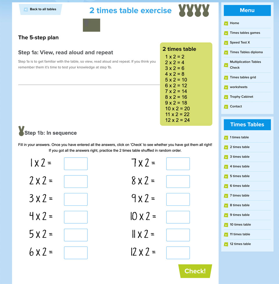 How to help your Child Memorise Times Tables Colour My Learning
